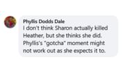 A fan on whether Sharon might have actually been responsible for Heather's murder on the soap (Image via The Young and the Restless / Facebook)